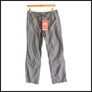 The North Face Convertible Pants Hiking‎ Outdoor Zip Off Gray Size 6